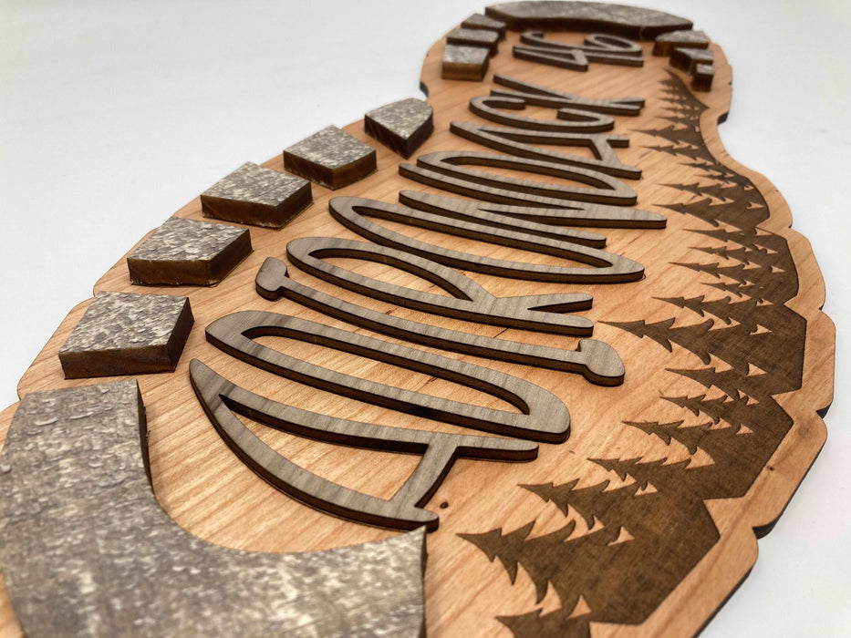 Adirondack 46 Hiking Boot Wall Art