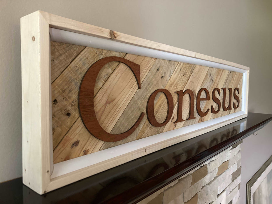 Custom Rustic Pallet Wood Sign