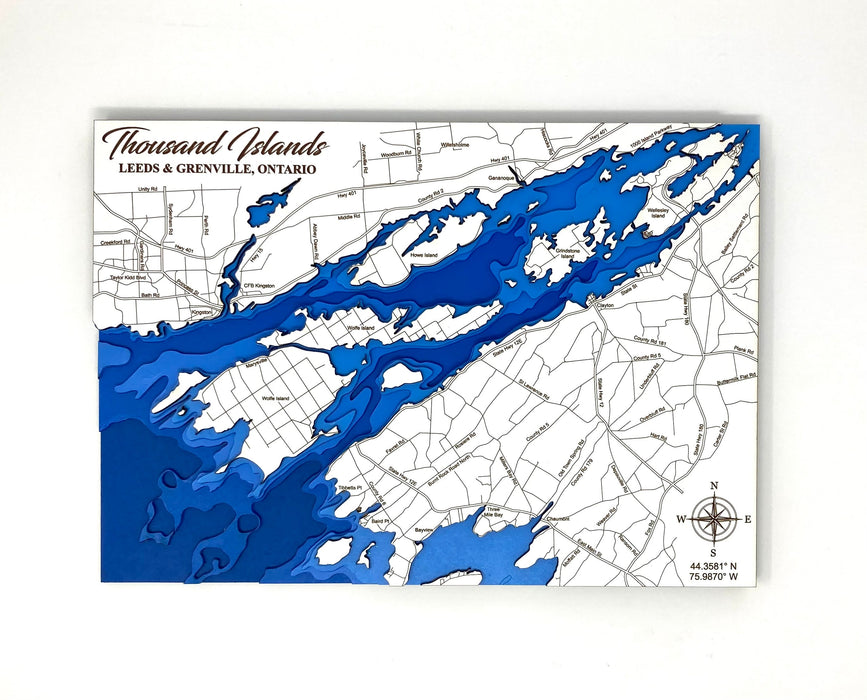 Thousand Islands Map