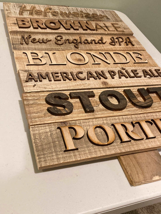 Beer Variety Signs