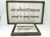 LOTR Sign | No Admittance Except on Party Business