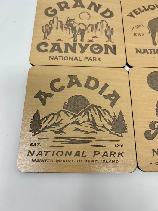 US National Parks Premium Drink Coasters