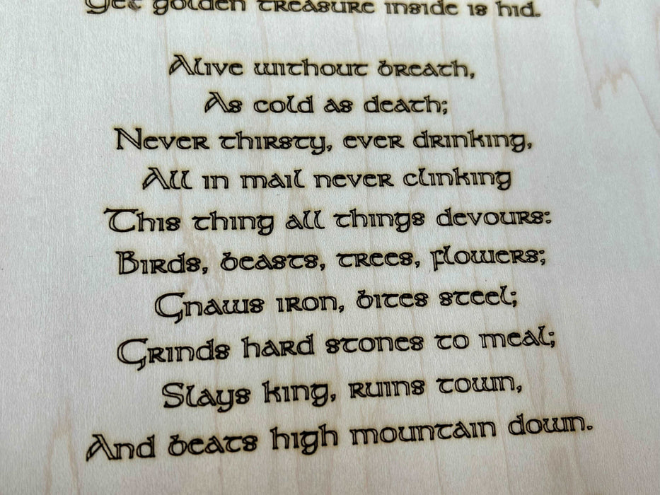 Riddles in the Dark | JRR Tolkien’s Lord of the Rings