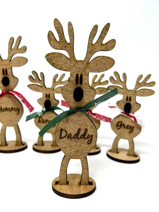 Stand Up Reindeer Christmas Decorations