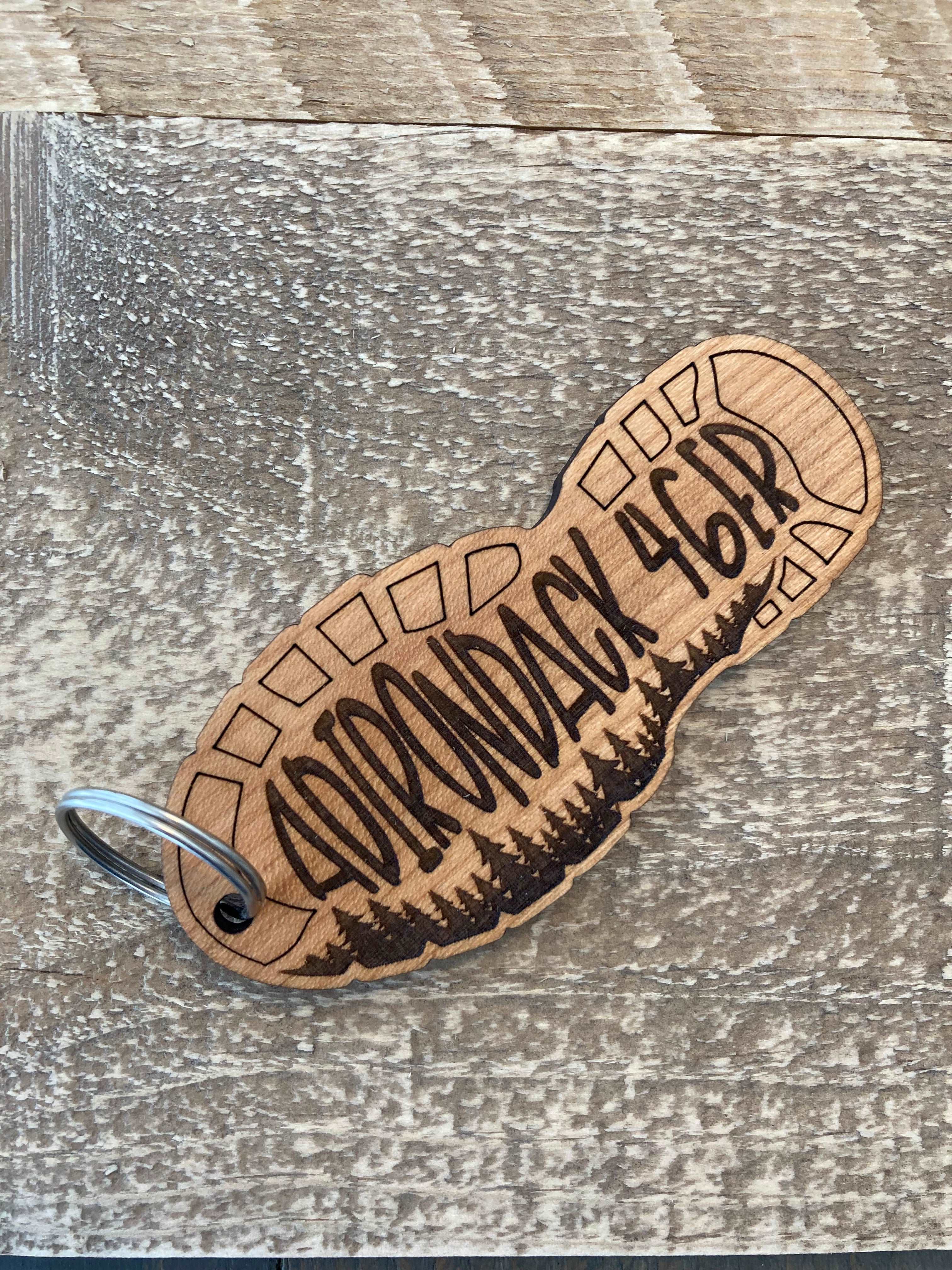 Adirondack Laser-Engraved Keychains | Luggage Pulls | Car Charms