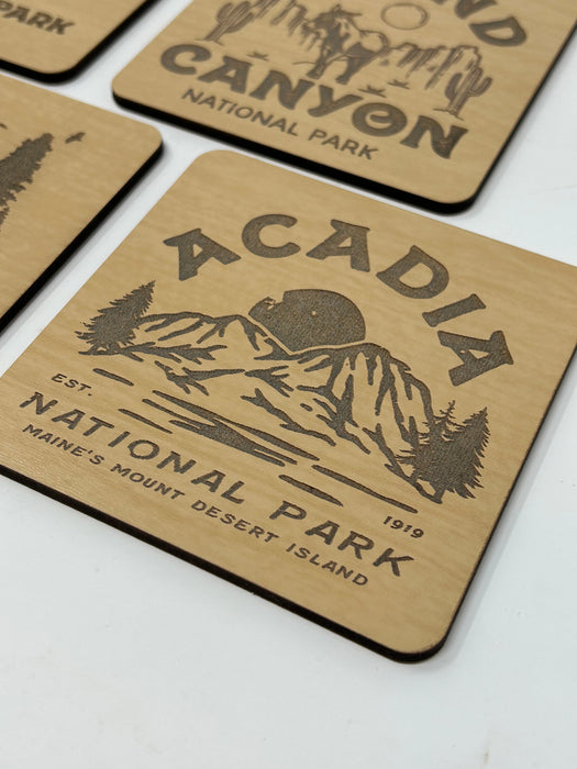 US National Parks Premium Drink Coasters