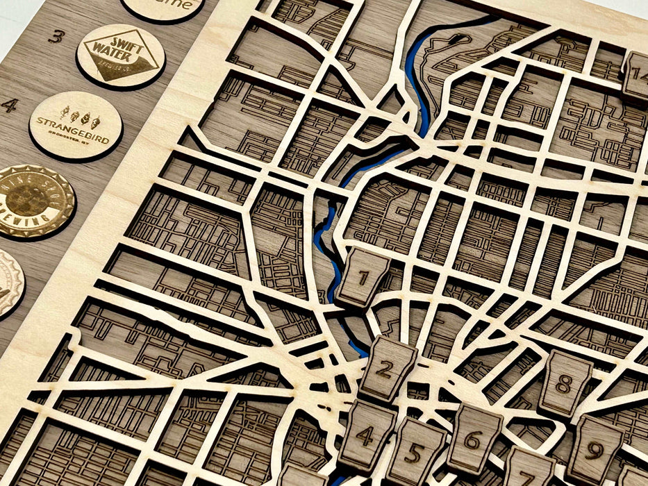 Rochester Craft Brewery Trail Map