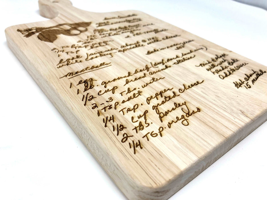 Cutting Board - Recipe Engraving