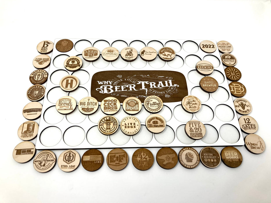 WNY Beer Trail Pass Coin Collection Kit