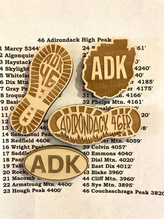 Adirondack High Peaks Refrigerator Magnets
