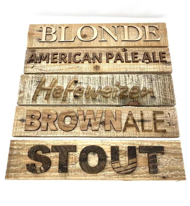 Beer Variety Signs