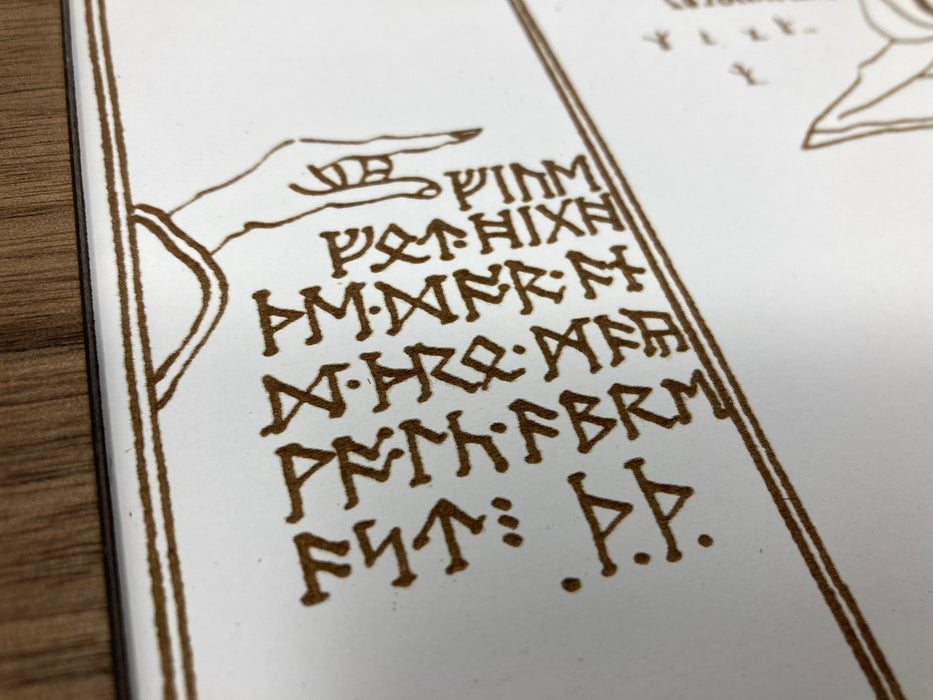 Misty Mountain Map | Lord of the Rings Wall Art | Handcrafted Wood