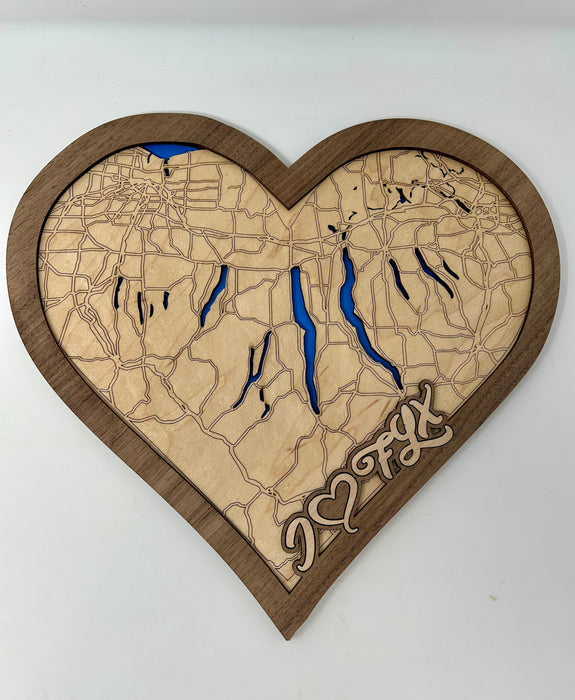 I Love the Finger Lakes Wall Art