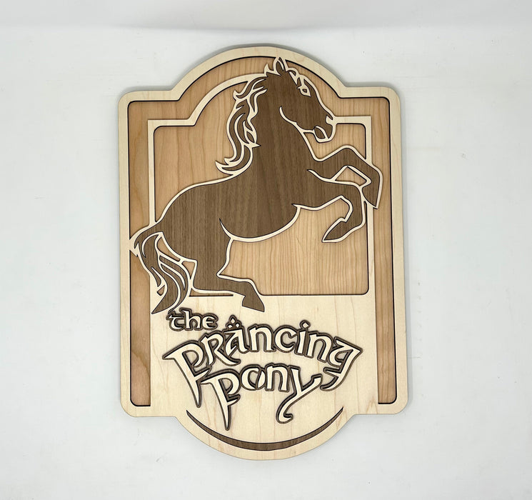 The Prancing Pony Sign