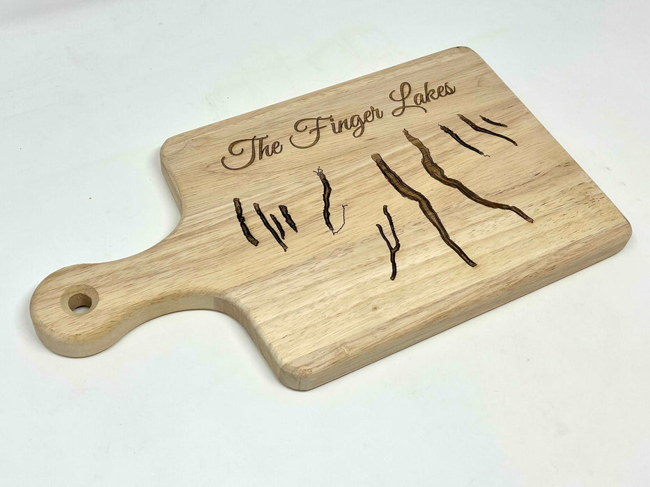 Finger Lakes Topographical Cutting Board