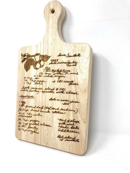 Cutting Board - Recipe Engraving