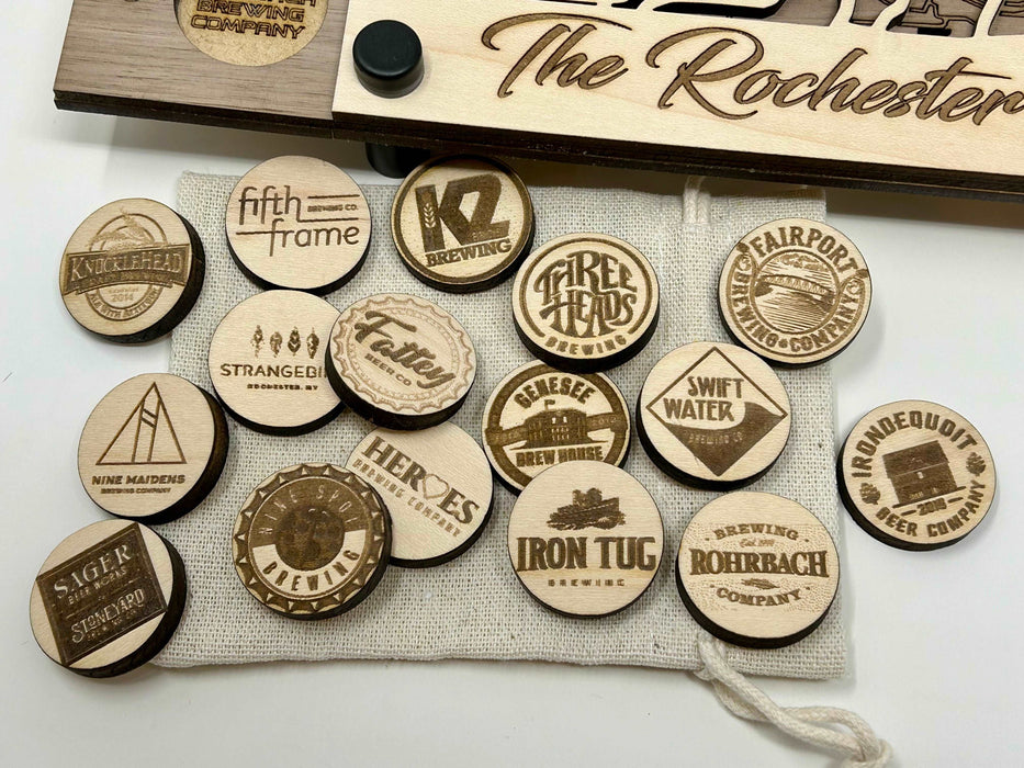 Rochester Craft Brewery Trail Map