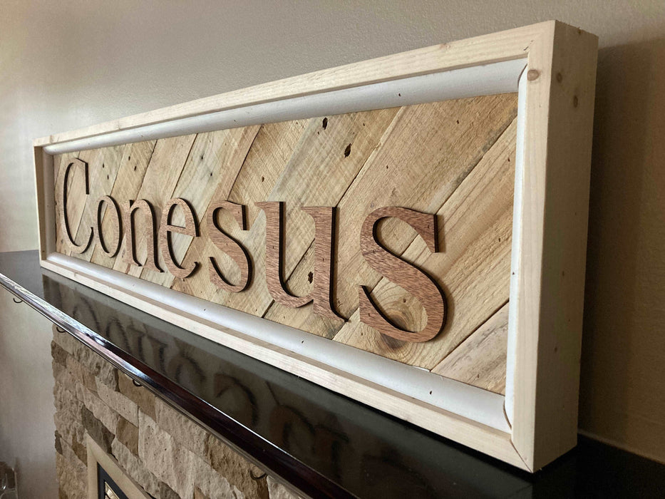 Custom Rustic Pallet Wood Sign