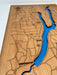 Bathymetric Cherry Lake Map