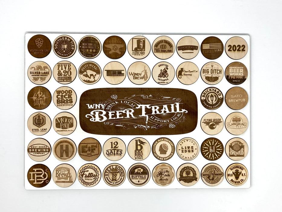 WNY Beer Trail Pass Coin Collection Kit
