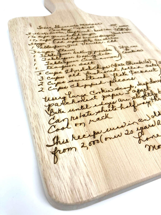 Cutting Board - Recipe Engraving