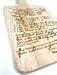 Cutting Board - Recipe Engraving