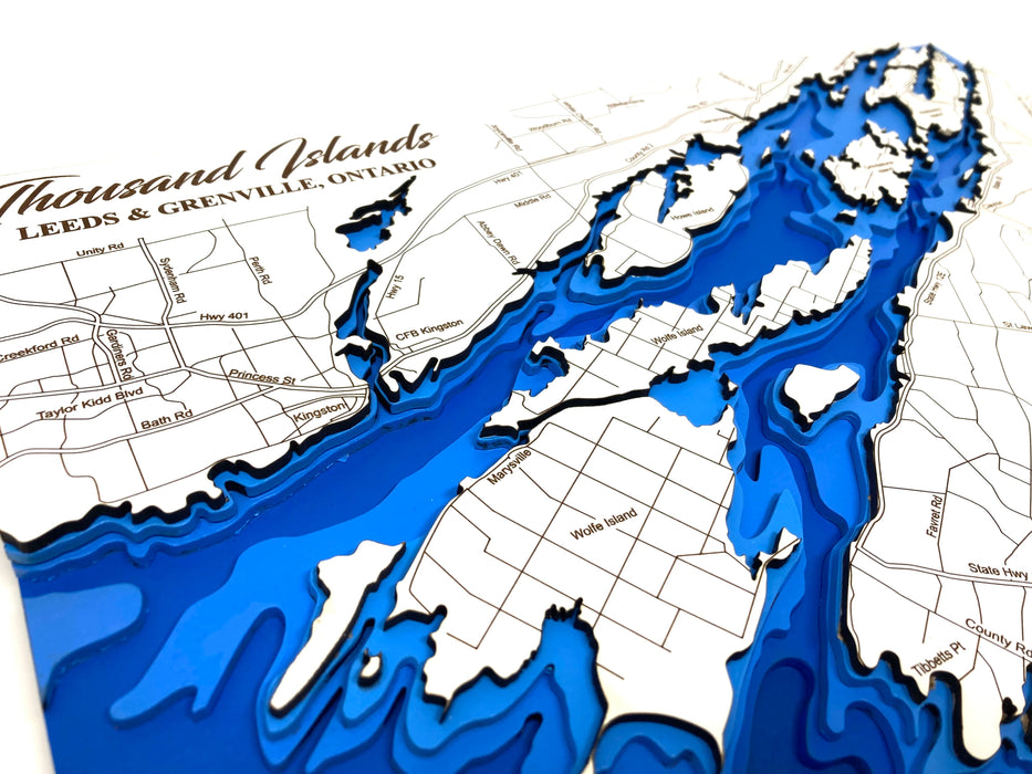 Thousand Islands Map