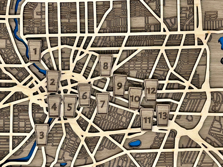 Rochester Craft Brewery Trail Map