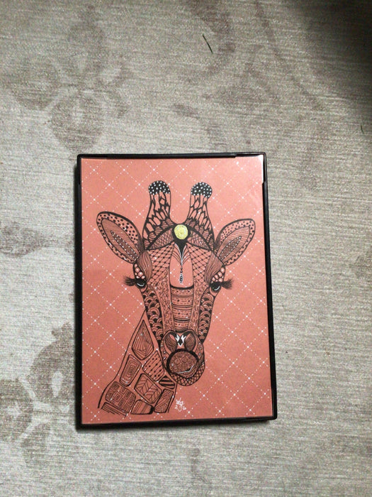 Giraffe tangle work