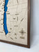 Conesus Lake | Laser Engraved Map