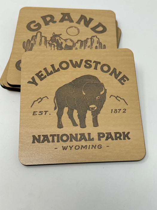 US National Parks Premium Drink Coasters