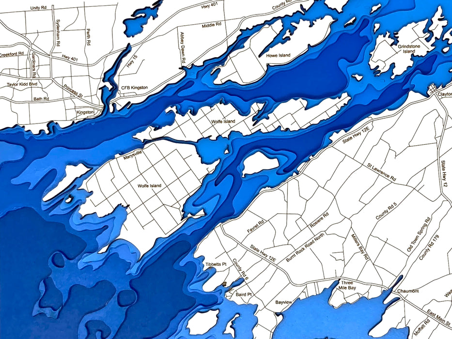 Thousand Islands Map