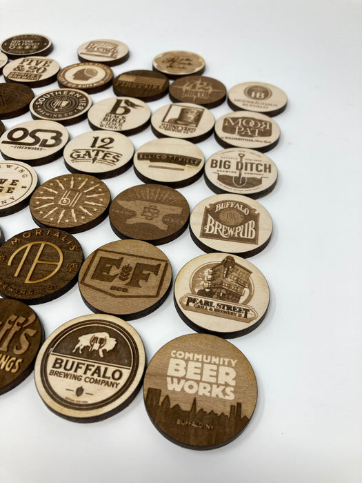 The Western NY Craft Brewery Bar Coin Collection