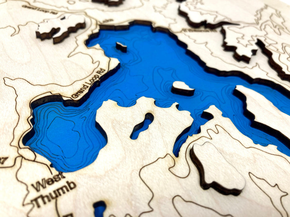 Yellowstone National Park Topographic Map