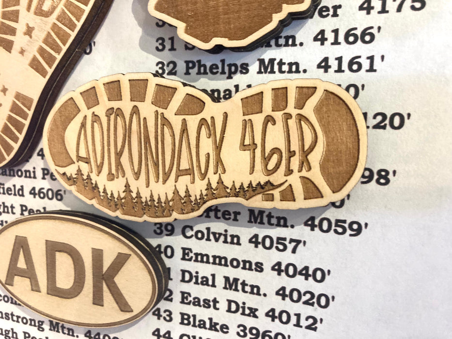 Adirondack High Peaks Refrigerator Magnets