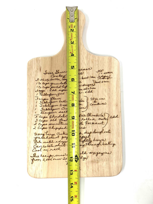 Cutting Board - Recipe Engraving