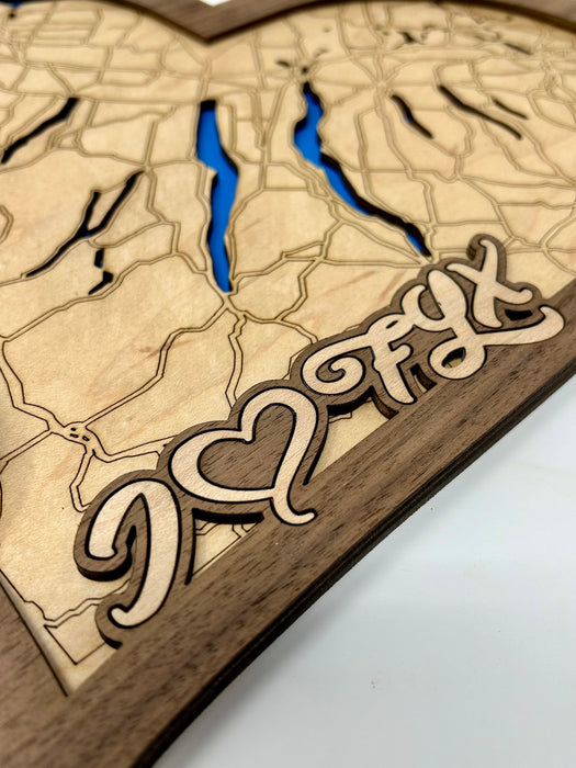 I Love the Finger Lakes Wall Art