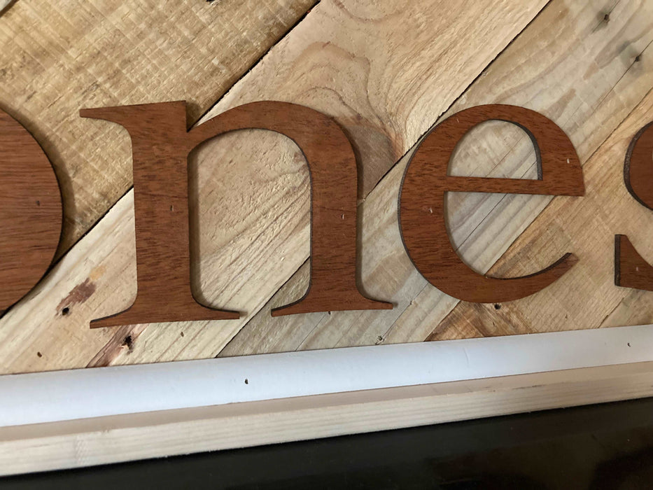 Custom Rustic Pallet Wood Sign