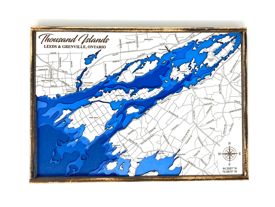 Thousand Islands Map