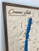Conesus Lake | Laser Engraved Map