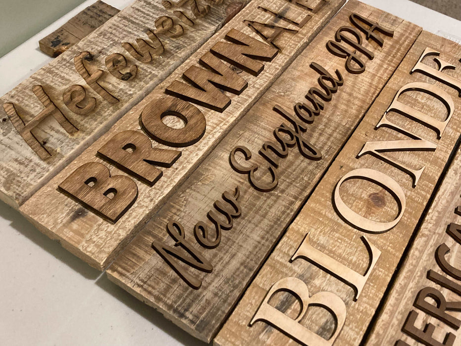 Beer Variety Signs