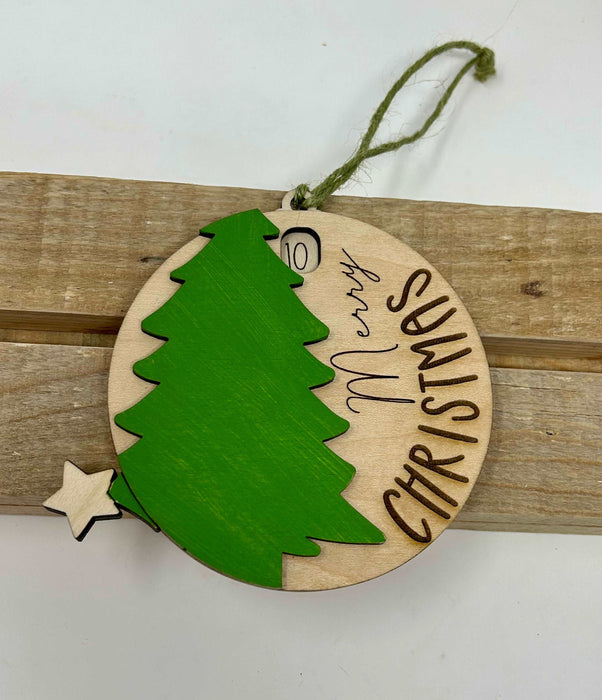 Countdown to Christmas Ornament