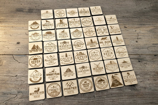 Adirondack Peaks Refrigerator Magnets