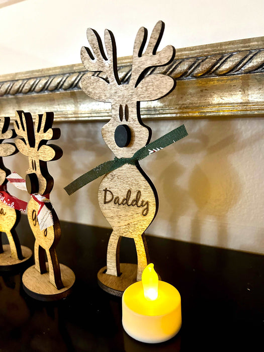 Stand Up Reindeer Christmas Decorations