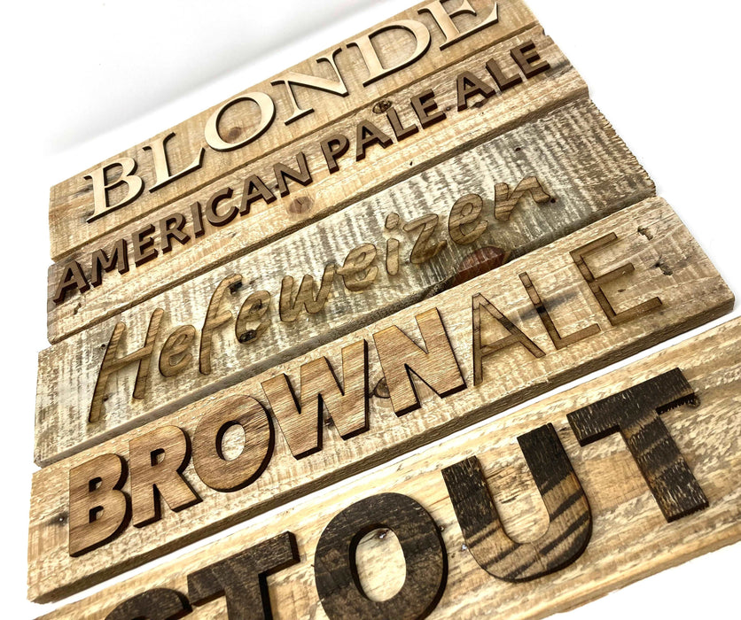 Beer Variety Signs