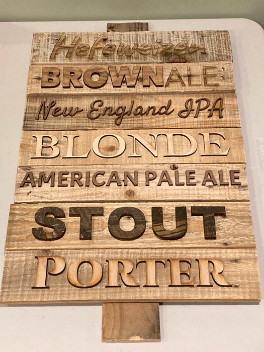 Beer Variety Signs