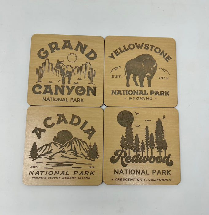 US National Parks Premium Drink Coasters