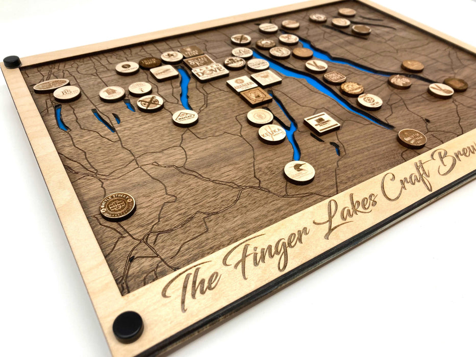Finger Lakes Craft Brewery Trail Map