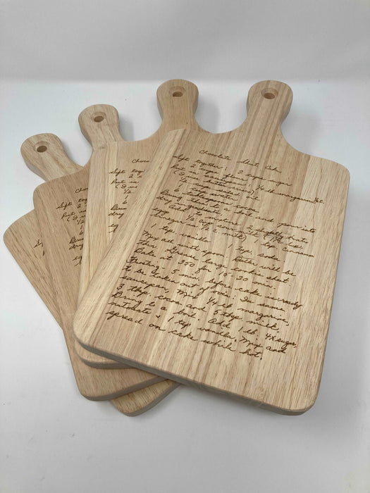 Cutting Board - Recipe Engraving