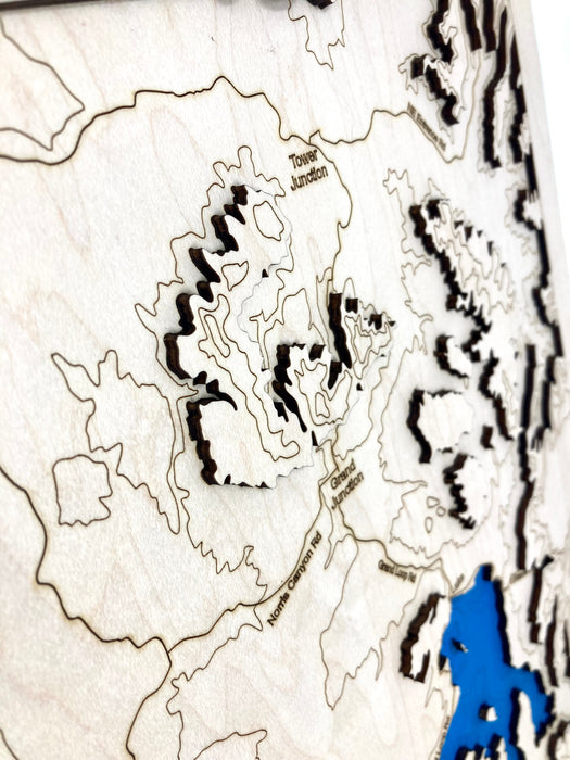 Yellowstone National Park Topographic Map